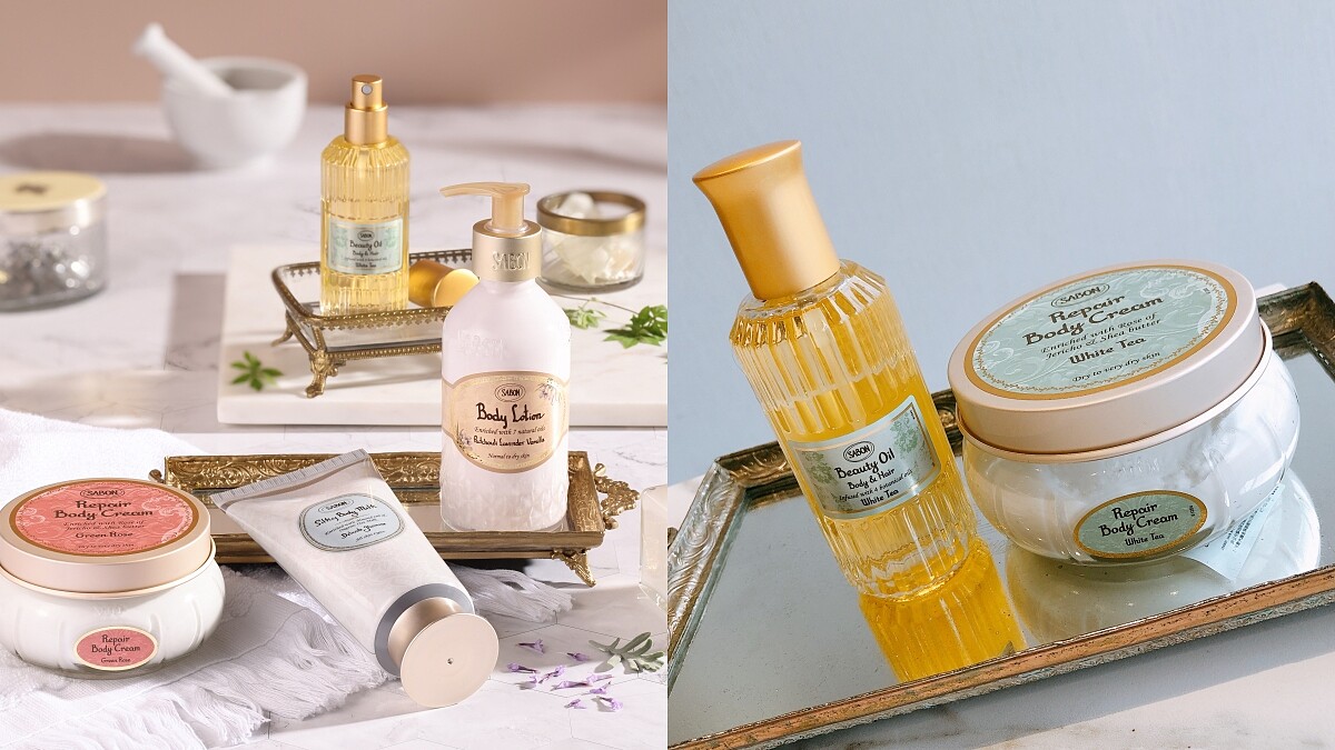 SABON身體保養再推新品，冬季最需要的保濕光萃油、保濕潤膚霜通通準備好了