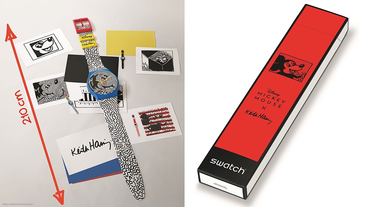 Swatch X Disney Mickey Mouse X Keith Haring聯名系列