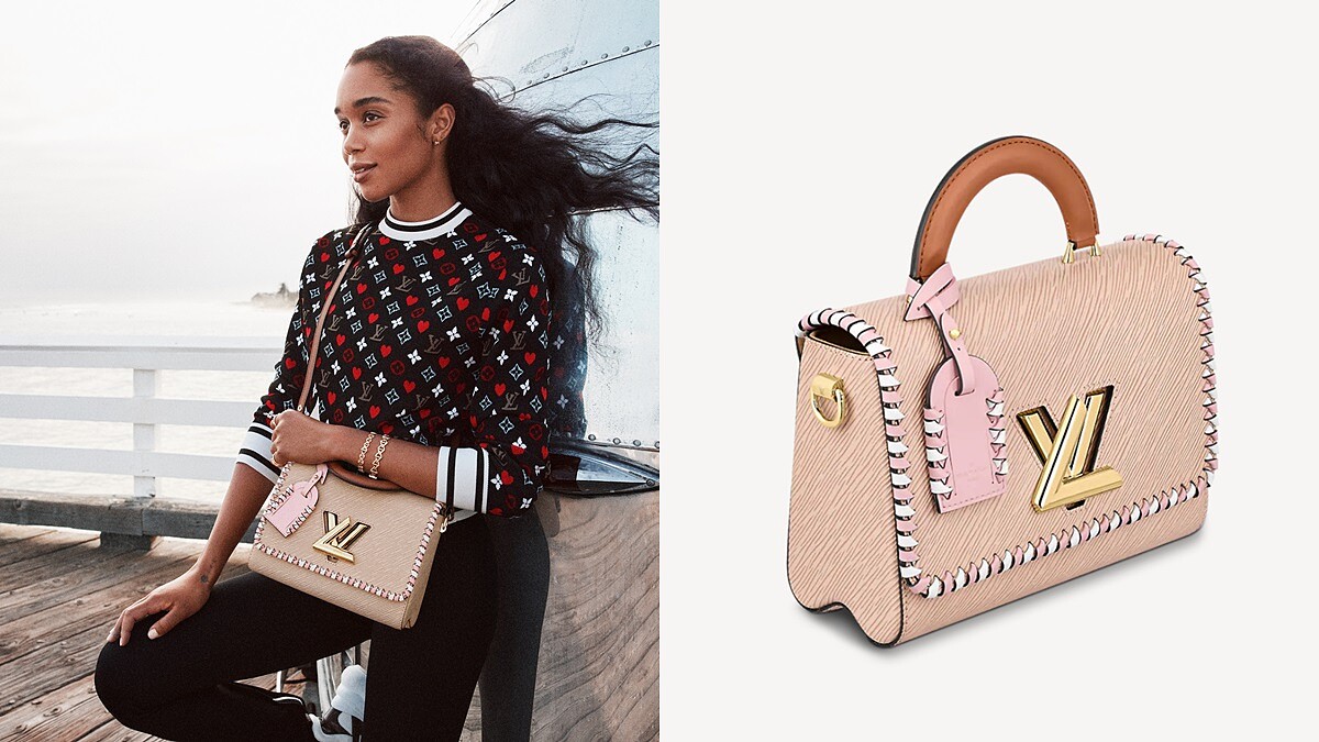 2021 LV新包款誕生！明星手袋Twist推出夢幻芭蕾粉，加了滾邊設計還有Monogram寬肩帶可搭配