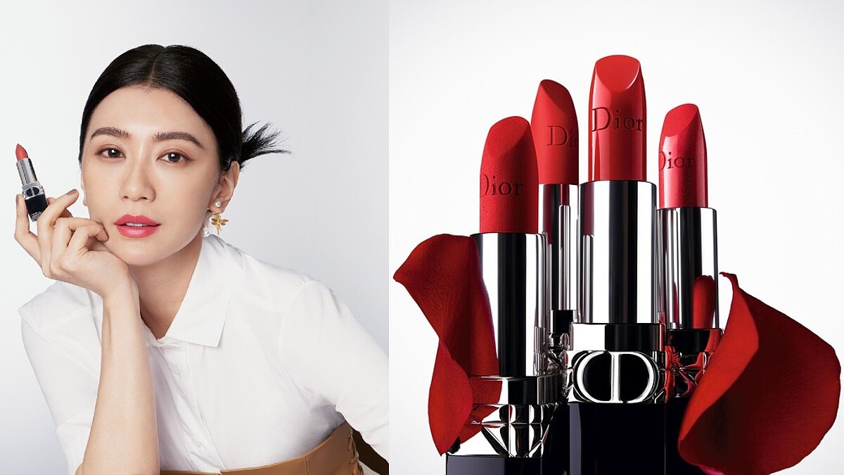 賈靜雯生活哲學「別吝嗇妳的嘴角,上揚吧!」以笑容迎向2021,用Dior藍星唇膏散發自信閃耀!