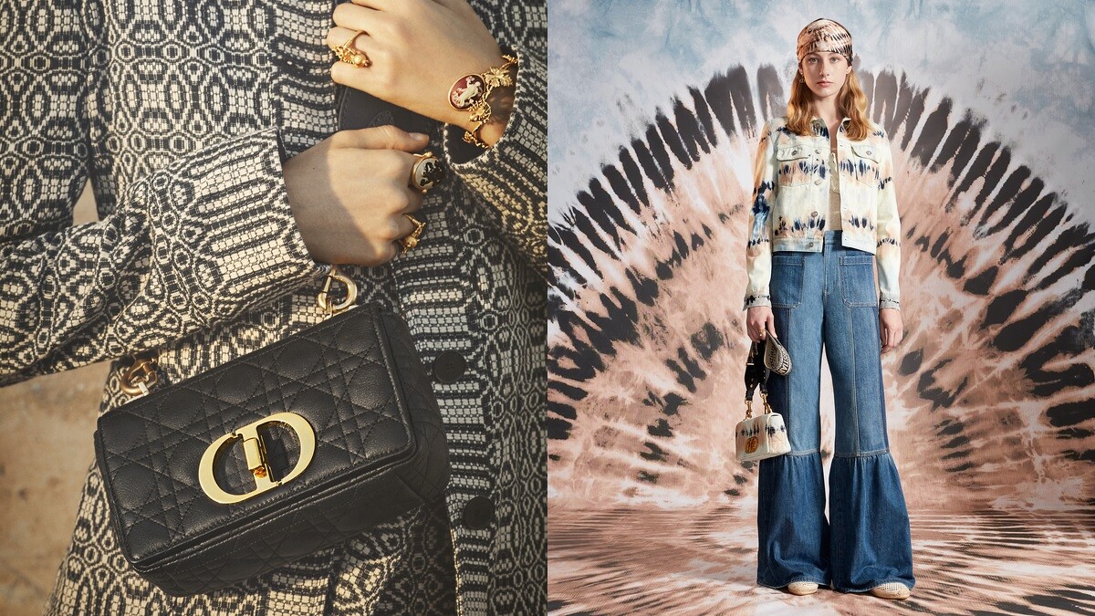 Dior Caro鏈帶翻蓋包