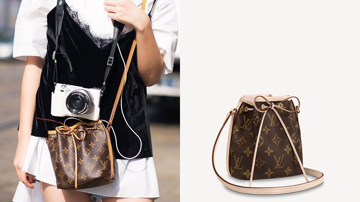 LV 老花水桶袋Nano No&eacute;，NT39,800