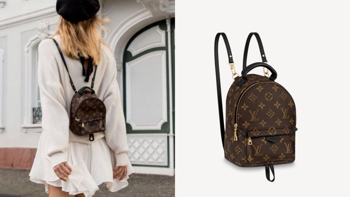 LV 老花後背包Palm Springs Mini，NT68,000