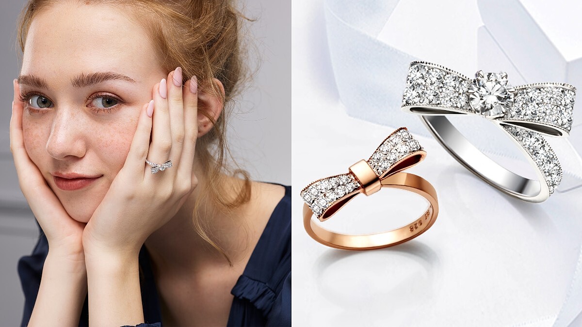 林曉同「小公主」系列珠寶絕美新作太夢幻！將心尖上濃厚愛意完美化為經典優雅的蝴蝶結，浪漫守護幸福摯愛！ 