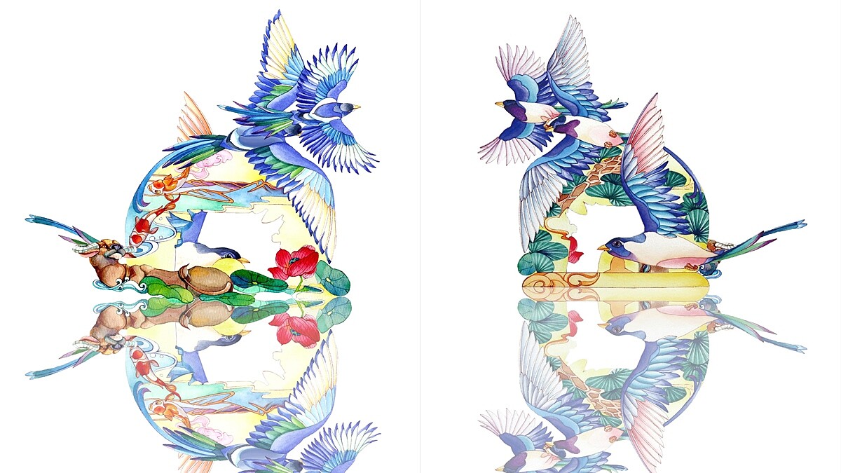 2021台灣燈會副燈「竹鵲松風迎春曦」