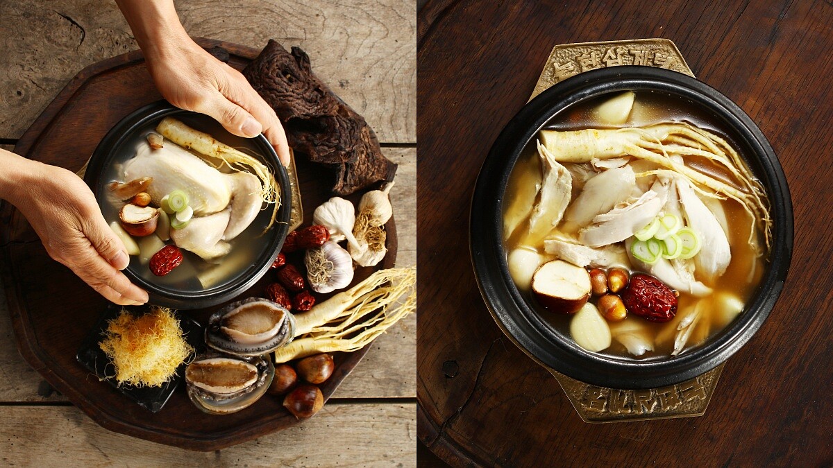 正宗韓式雞湯來了!尹道勲論峴參雞湯首登台,以莞島郡鮑魚、去骨雞腿搭配濃郁湯頭只需微波秒上桌