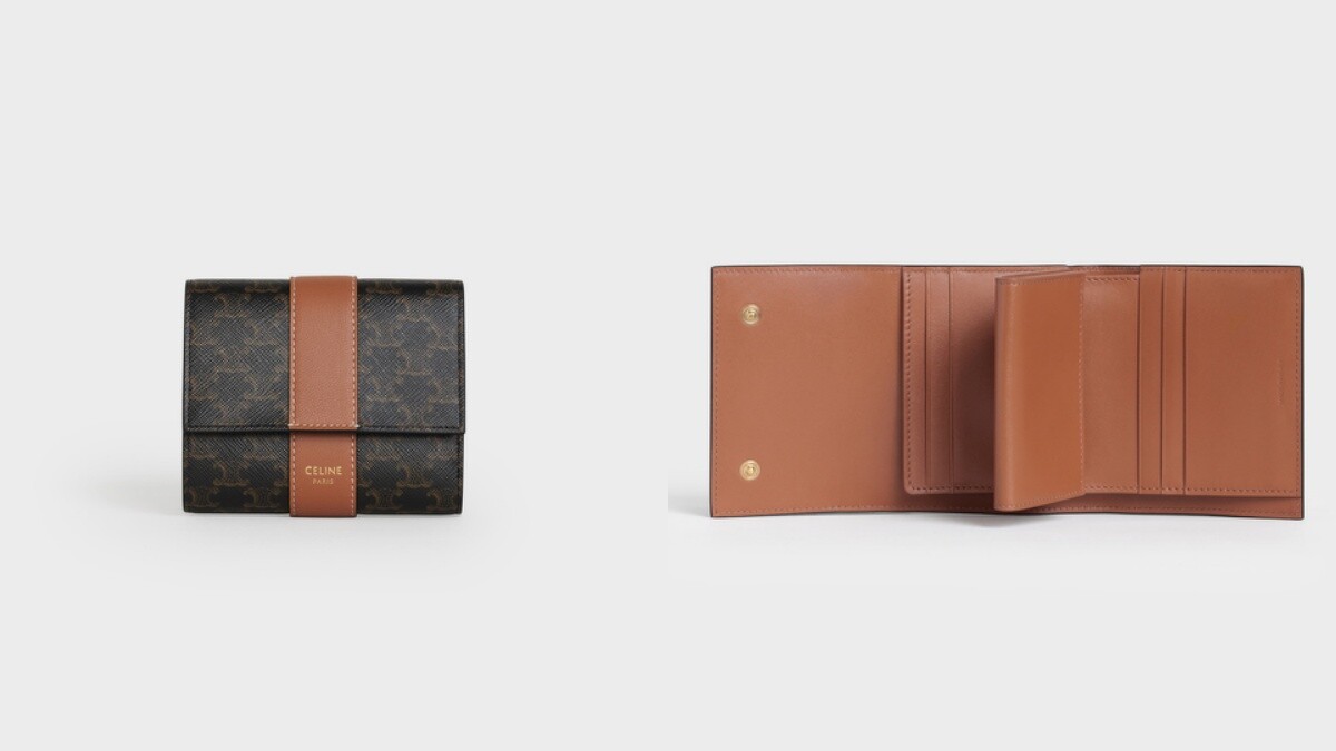 CELINE老花短夾，NT18,500