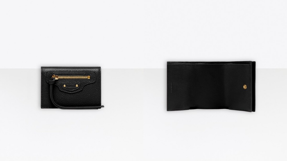 Balenciaga機車短夾，約NT12,500