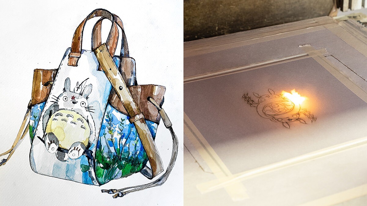 LOEWEtotoro聯名系列製作過程