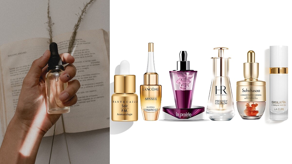 安瓶是什麼？什麼時候用最好？保養抗老安瓶推薦：La Prairie、香緹卡、HR、蘭蔻、雪花秀、Sisley，急速拯救肌膚最有感