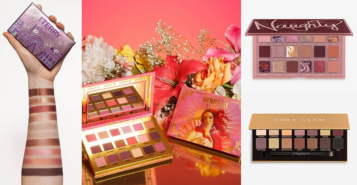 精選5盤新年必備的IG大熱酒紅色眼影盤，讓你用夢幻紅色妝容開啟新年好運！