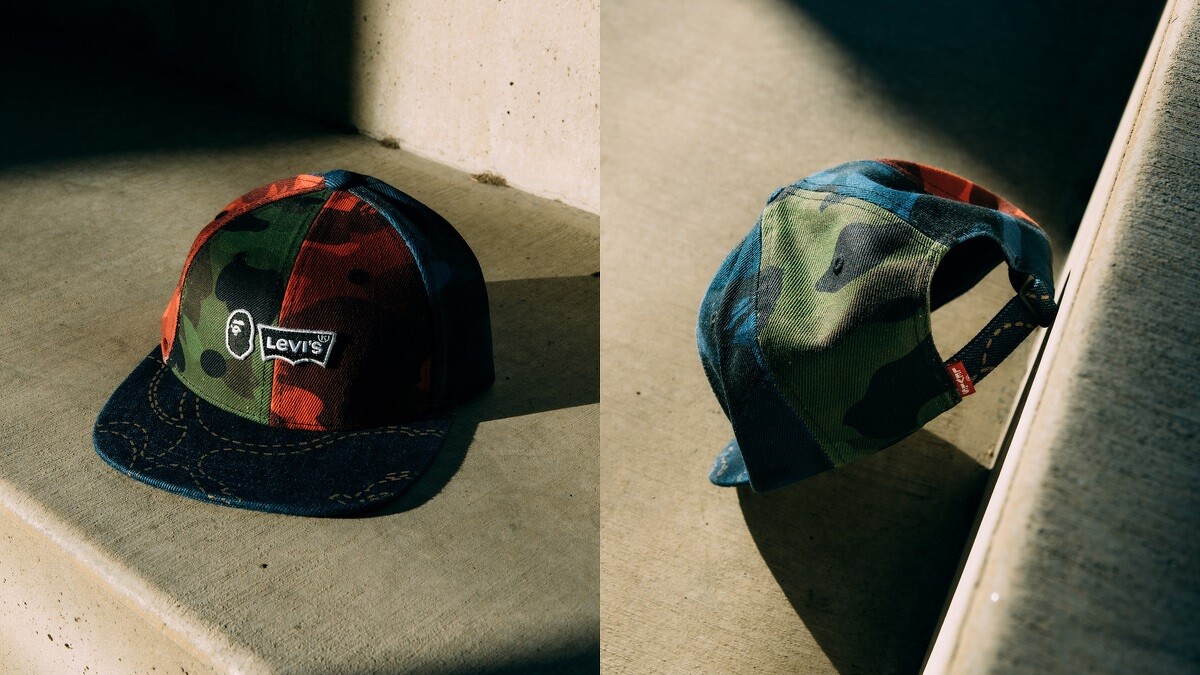Levi&rsquo;s X BAPE聯名卡車司機帽