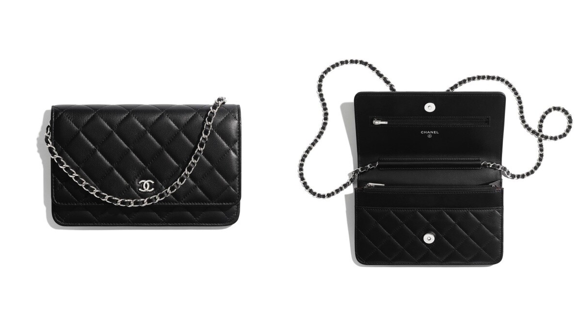 Chanel菱格紋鏈帶包，NT85,700