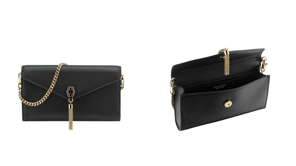 BVLGARI蛇頭鍊帶包，NT29,700