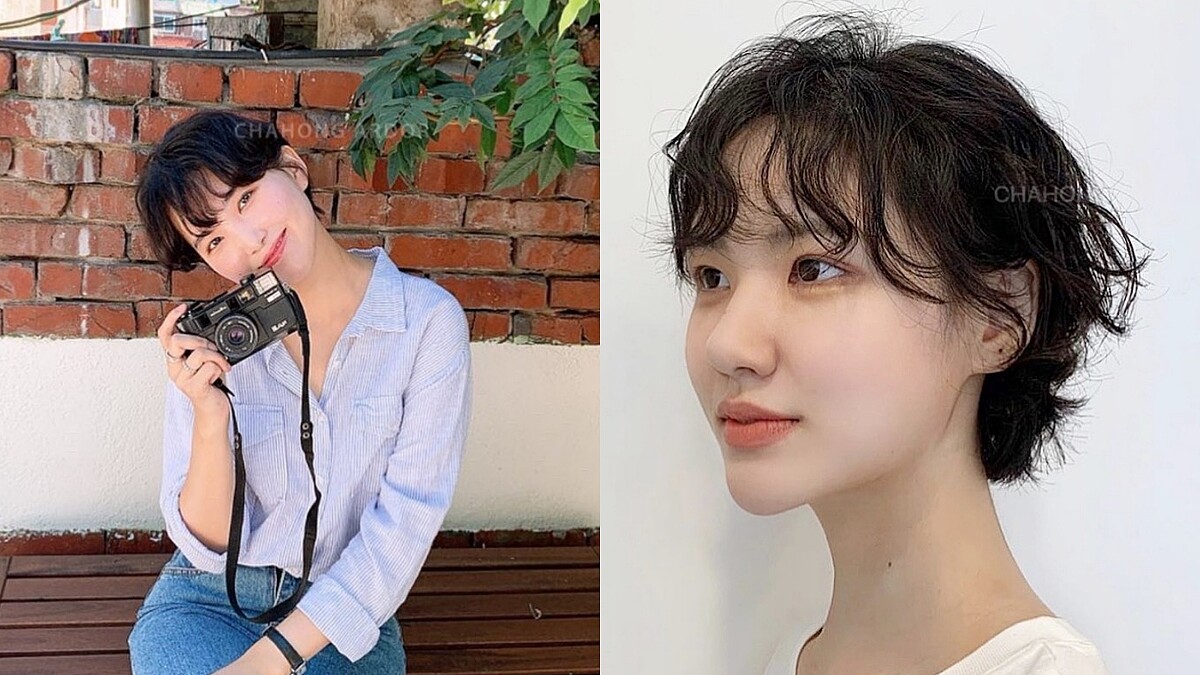 短髮燙髮推薦：萌度破表的「澎軟綿花捲」，帶點凌亂感隨便撥都好看！