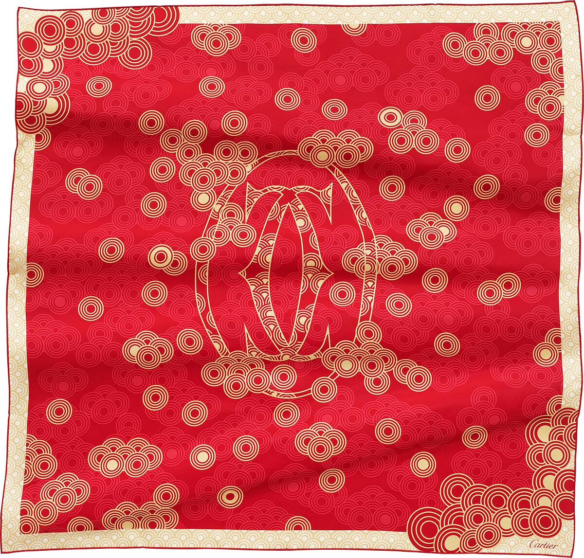 卡地亞2021農曆新年絲巾於全台專賣店限量販售