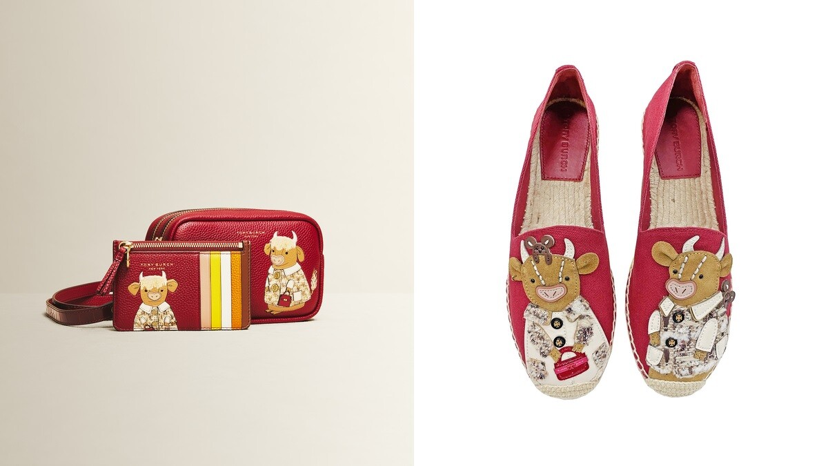 Ozzie奧斯迷你肩背包，NT13,900 / Ozzie奧斯草編鞋，NT10,900