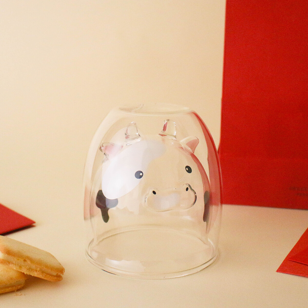 誠品生活expo|好玻GOODGLAS 牛牛雙層玻璃杯,推薦價680元。