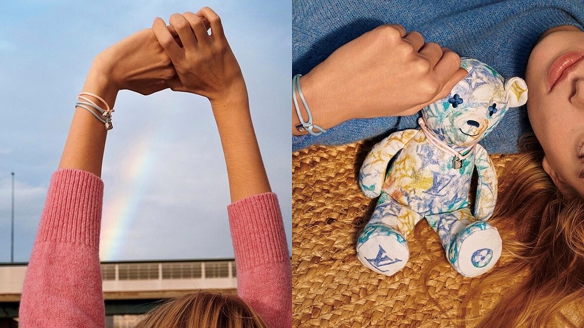 LV路易威登Silver Lockit公益手鍊2021年粉嫩新色曝光！加碼推出彩色泰迪熊Doudou Louis