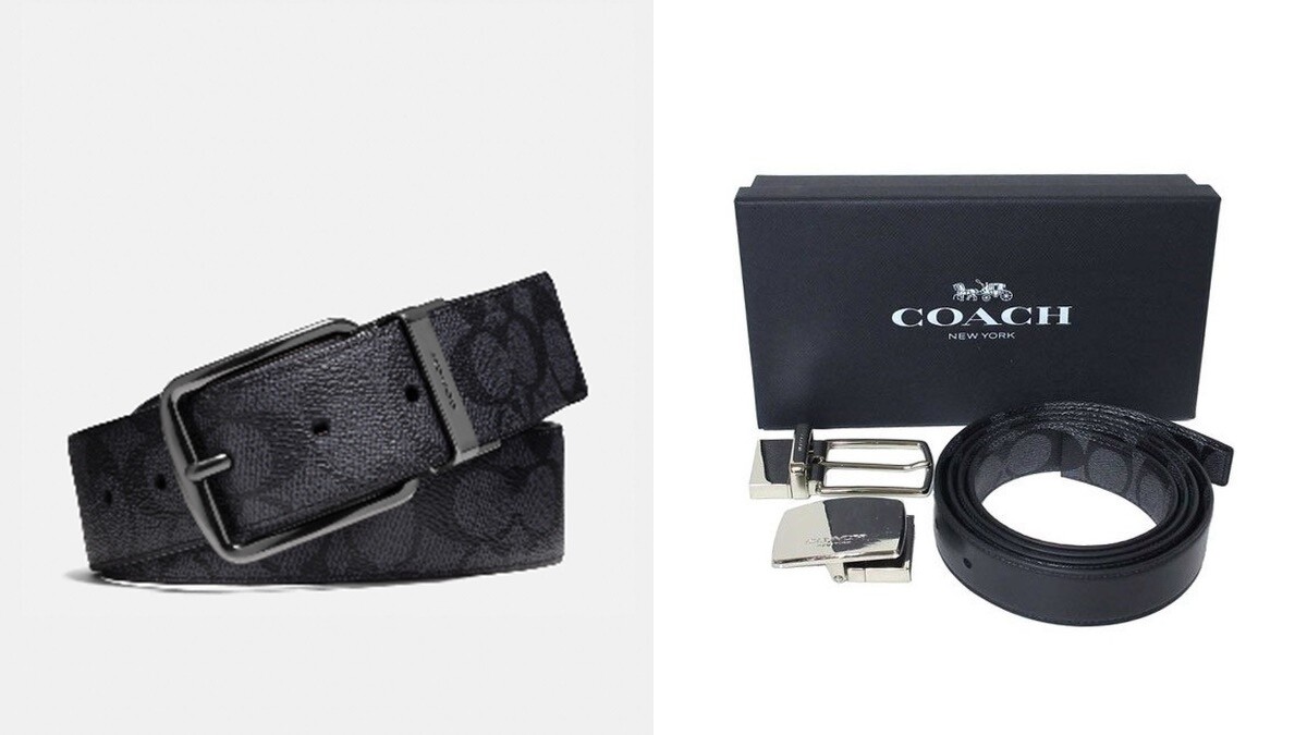 Coach WIDE HARNESS經典皮帶，NT9,500