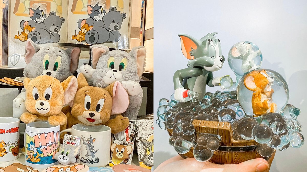 湯姆貓與傑利鼠快閃店必買周邊大公開!傑利鼠化身財神爺、毛絨泰迪熊限定公仔在這裡通通買得到