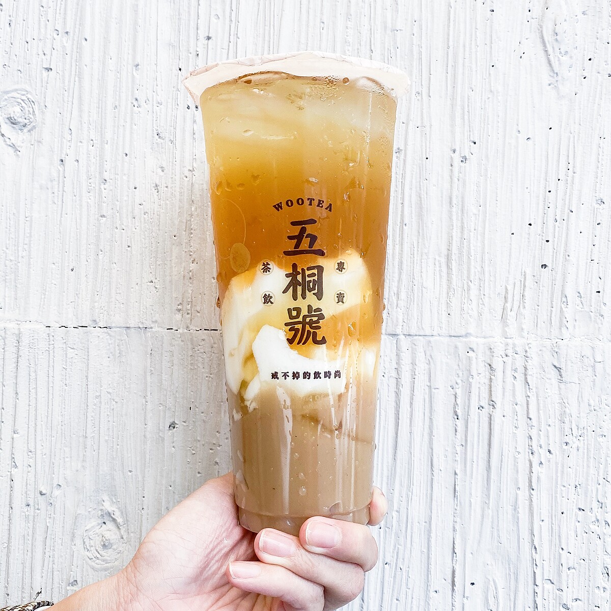 五桐號推薦飲料-杏仁凍五桐茶+米漿凍