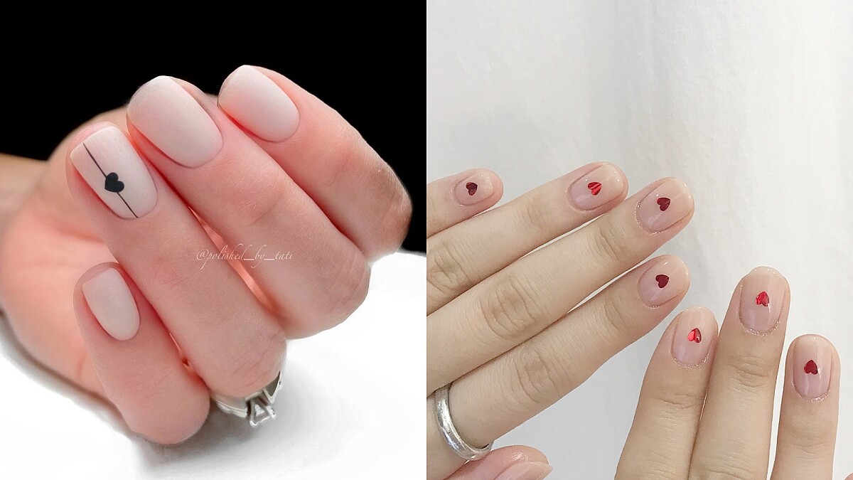 最甜蜜的愛心美甲！心型圖案點綴指甲滿滿愛意，15款指彩範本清單一次看