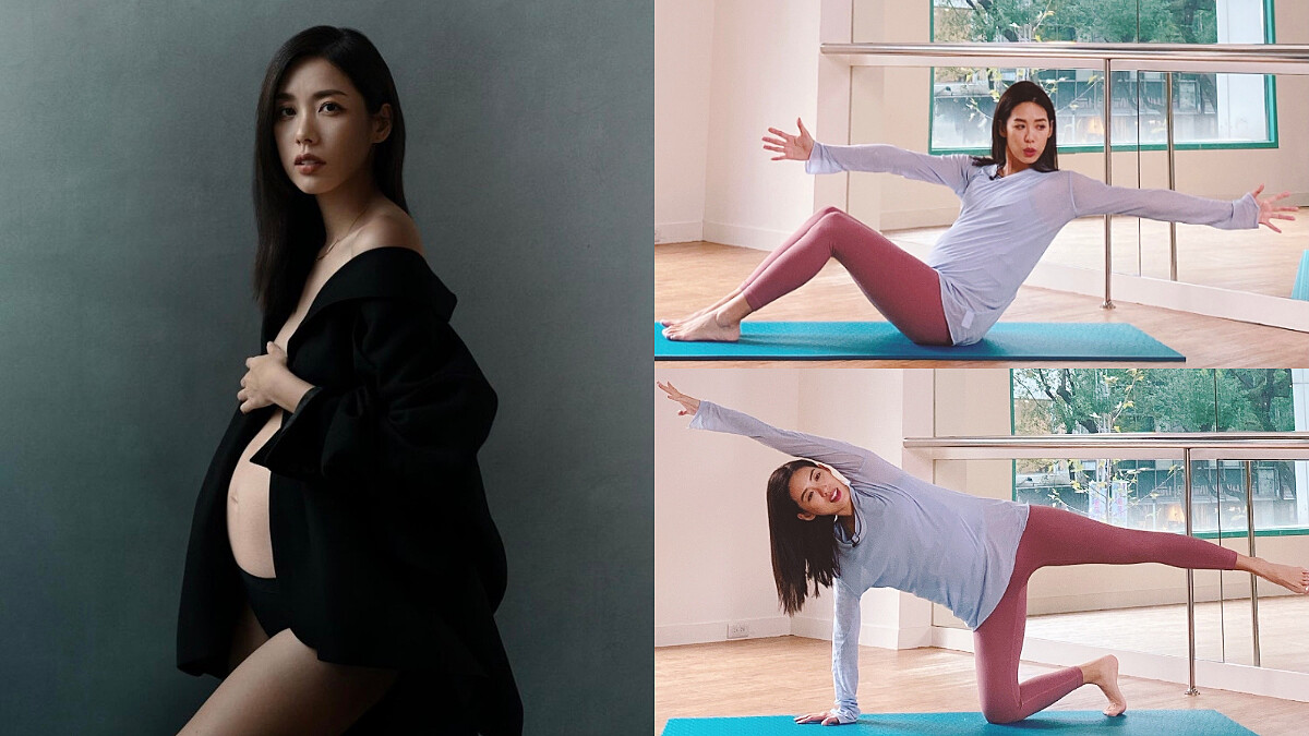 【孕婦必練】4組安全核心訓練 緩解腰痛恥骨痛/讓側腹肌更結實，可以Hold住寶寶｜可彤健身教室#14