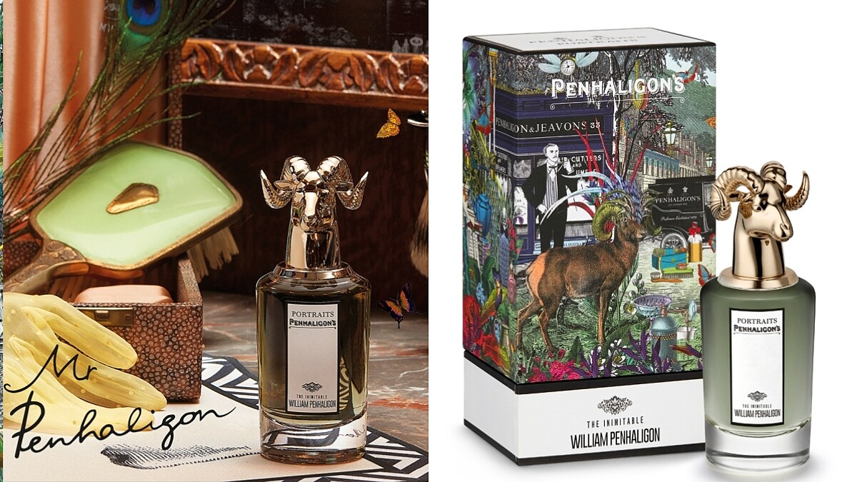 Penhaligon's潘海利根獸首系列香水2021再添新成員,竟然是創辦人William Penhaligon本人!用盤羊形象代表樸實溫暖的香氣