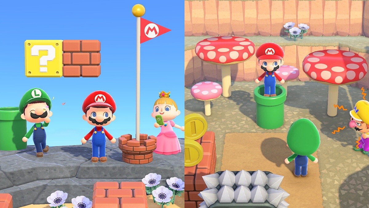 水管變傳送門!動森X超級瑪利歐傢俱服飾&亮點大公開,女兒節、圓周率日、三葉草日季節商品登場