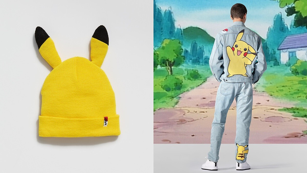 皮卡丘出來吧！Levi’s X Pokémon聯名系列正式開賣，牛仔吊帶褲、胖丁毛帽、寶貝球小包...必買TOP3推薦