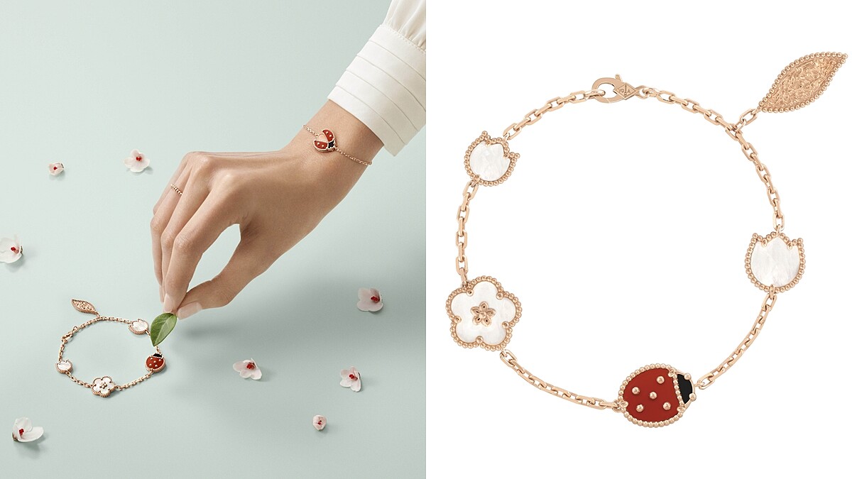 不只四葉幸運草，Van Cleef &amp; Arpels把瓢蟲、梅花和鈴蘭收進最新Lucky Spring系列，可愛升級更有硬底子珠寶工藝！
