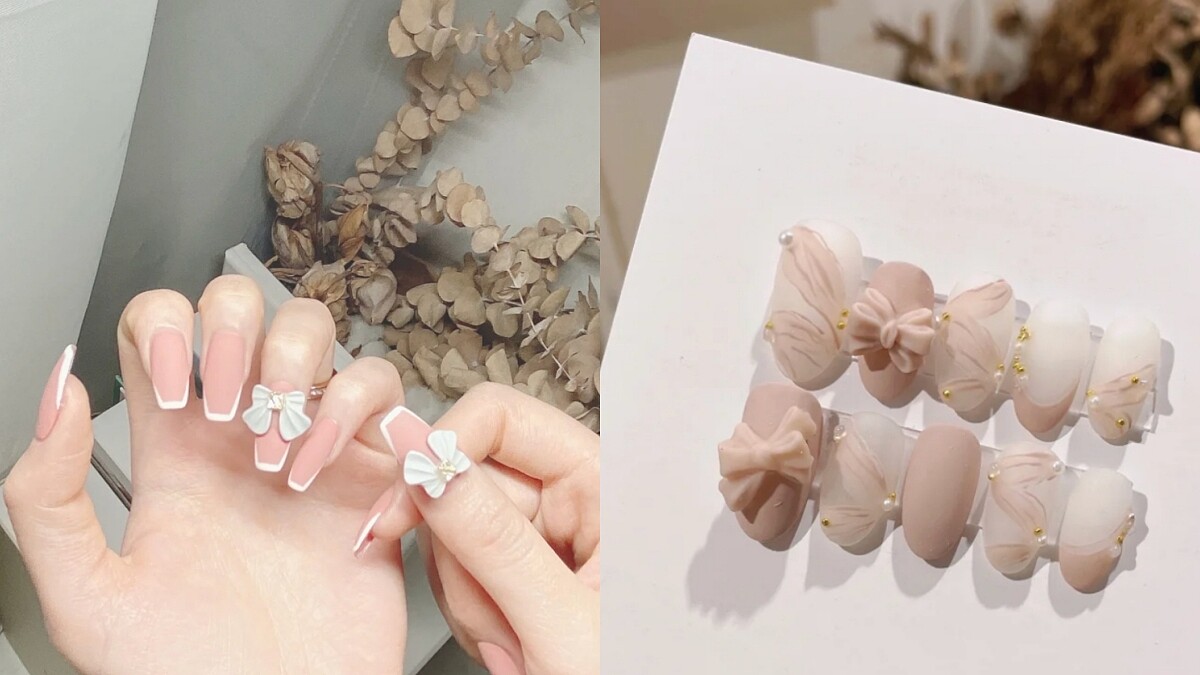 2021春天就做立體蝴蝶結美甲！小紅書上爆紅，20款指彩範本推薦