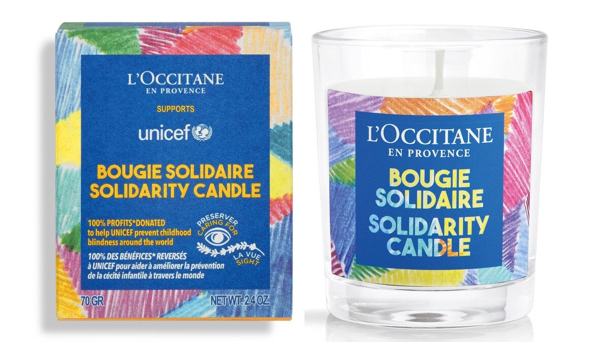 L’OCCITANE乳油木兒童手繪版公益蠟燭