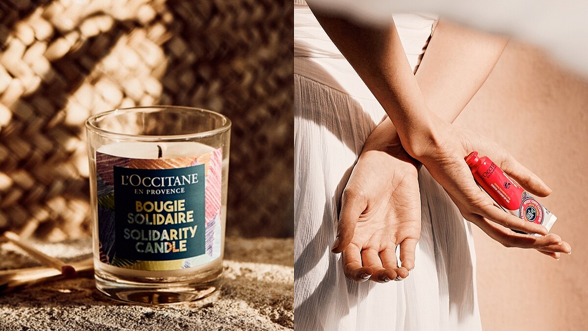 愛美也做公益！歐舒丹推出視覺公益蠟燭、花香乳油木公益護手霜，所得100%捐出