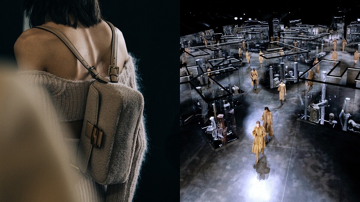 2021秋冬米蘭時裝週|Fendi秋冬大秀推出3款新包,手拿包回歸、療癒毛絨材質...細節搶先看