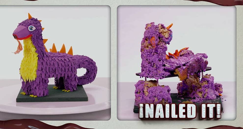 左為示範作品，右為參賽者作品