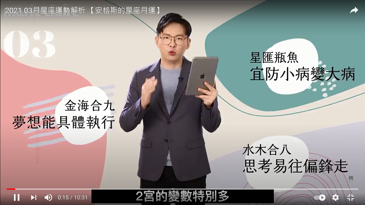 2021 03月星座運勢解析 【安格斯的星座月運】