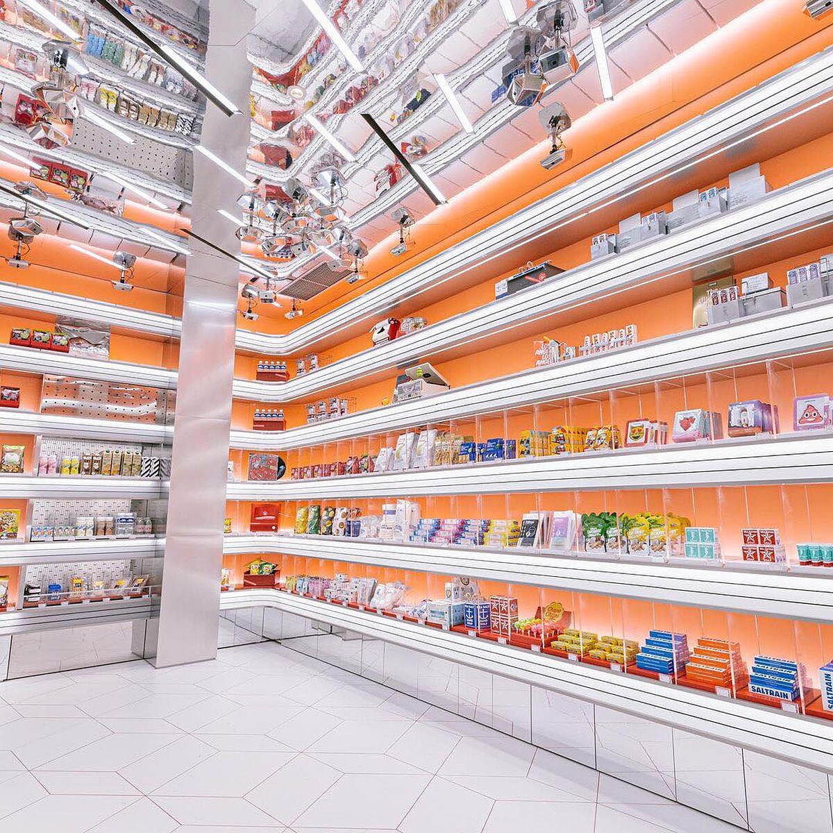 未來感十足的室內設計空間。