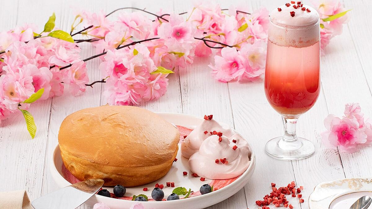 甜點控開吃！微兜petit doux推粉紅爆漿起司「花季春色瓦帕鬆餅」，洛神花尬草莓最夢幻的下午茶在這裡