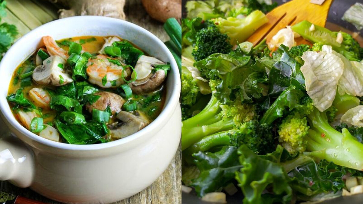 清爽刷脂的”綠花椰菜蝦仁菇菇湯”食譜來了！想瘦一波的人請學起來！