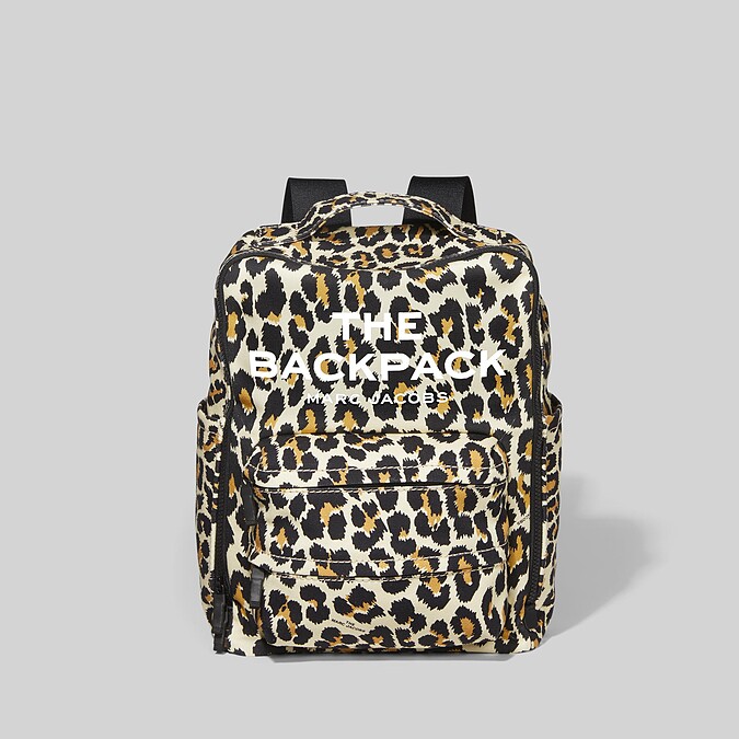 Marc Jacob The Backpack積木後背包(豹紋),售價NT$12,900