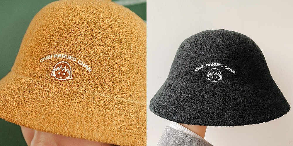 小丸子鐘型帽(黃／黑)，售價NT$1,280