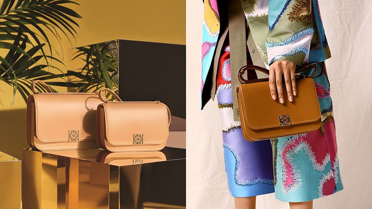 2021巴黎時裝週｜配件製造機再發威！Loewe 2021秋冬新包Goya搶先曝光，溫柔奶茶色、清新天空藍…每一款都想購入