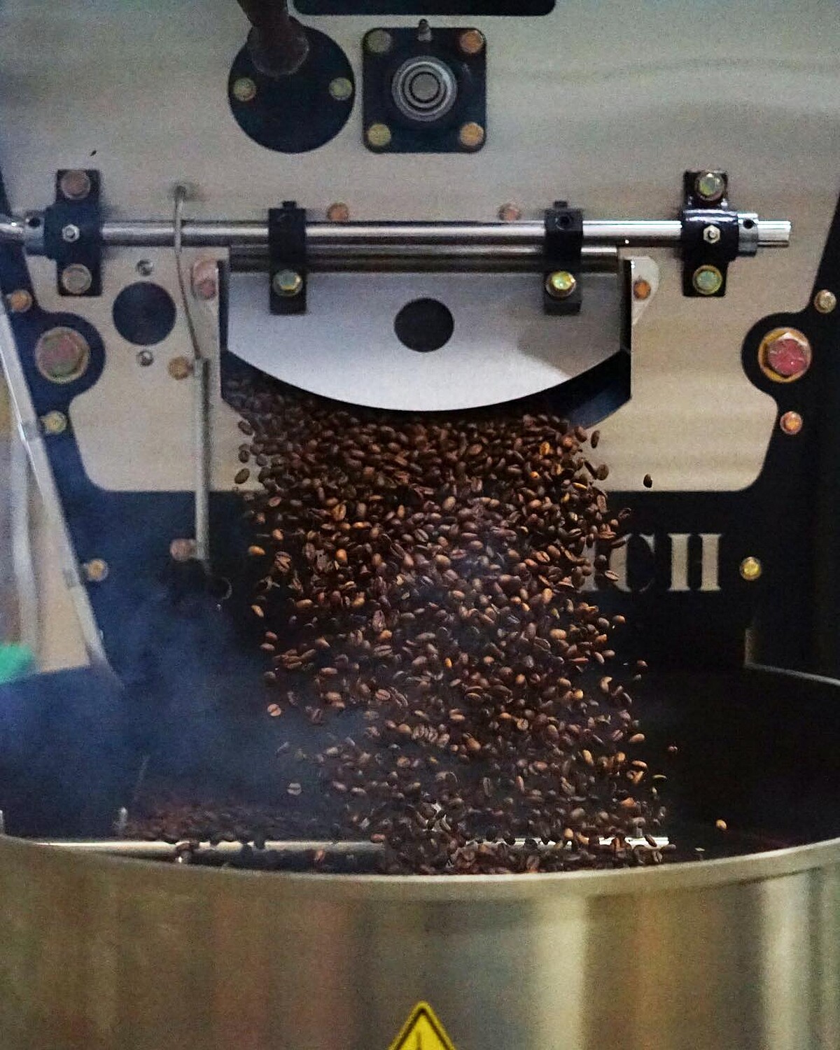 店內使用的咖啡豆都是自己烘焙的。