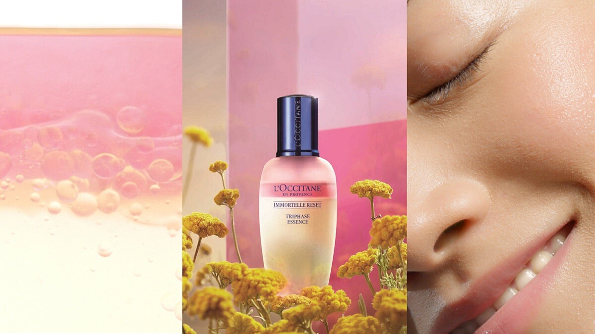 自帶仙女光就是靠它~滿載粉紅水泡泡的歐舒丹星光水!穩定換季膚況,養出健康水潤好膚質!