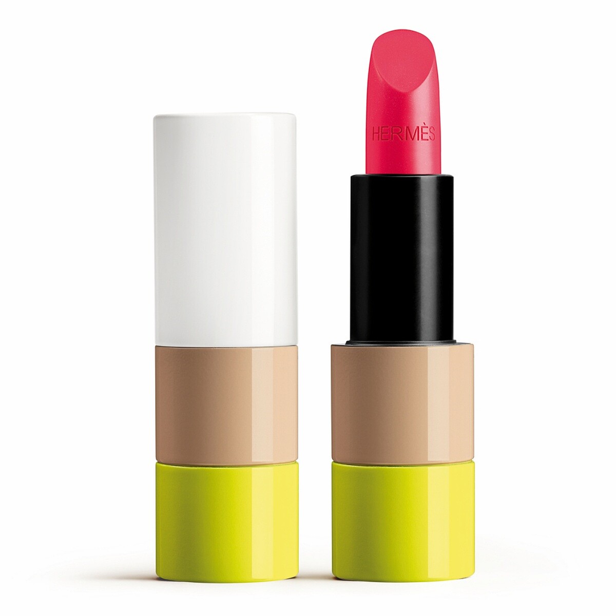 Hermes愛馬仕Rouge Hermès 2021春夏限定色唇膏(#43 ROSE OASIS綠洲玫瑰 )，NT2,500