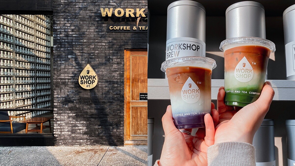 【台中西區咖啡廳】Workshop Tea Room&amp;Foods打造歐式風情的純黑系建築，還有IG必拍的網美茶罐牆