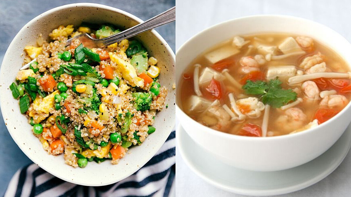 香嫩美味的低脂豆腐蛋料理：豆腐香菇滑蛋/無米豆腐黃金炒飯/菇菇蝦仁豆腐蛋花湯食譜來了