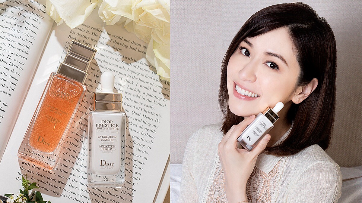 「明亮好氣色太重要！」 氣質名媛蔡依珊最愛保養儀式大公開：Dior珍稀玫瑰雙精華天天用+BB霜打造細嫩玫瑰肌，再忙都美到發光~